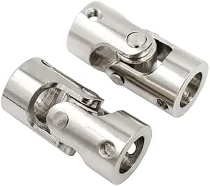 5 Pièces Accouplement Cardan En Laiton 3 Mm - Joint Universel Métallique Robuste Pour RC Bateau Voiture Modélisme Moteur