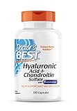 Doctor's Best Hyaluronic Acid with Chondroitin Sulfate, Featuring BioCell Collagen, Non-GMO, Gluten...