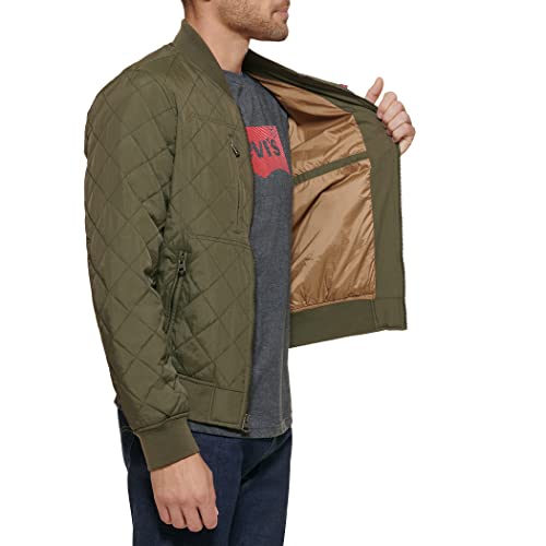 Image of Levi's Men's Levi's Men's Diamond Quilted Bomber Jacket