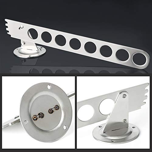 Alise Clothes Hanger Clothing Multiple Hook Wardrobe Hanging System Closet Storage Organizer Holder Wall Mounted,Stainless Steel Brushed Nickel #TOP5