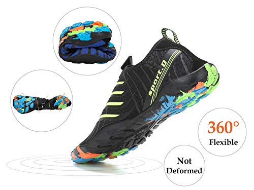 SAGUARO Badeschuhe Strandschuhe Aquaschuhe Wasserschuhe Surfschuhe Schwimmschuhe für Damen Herren Kinder - Image 5