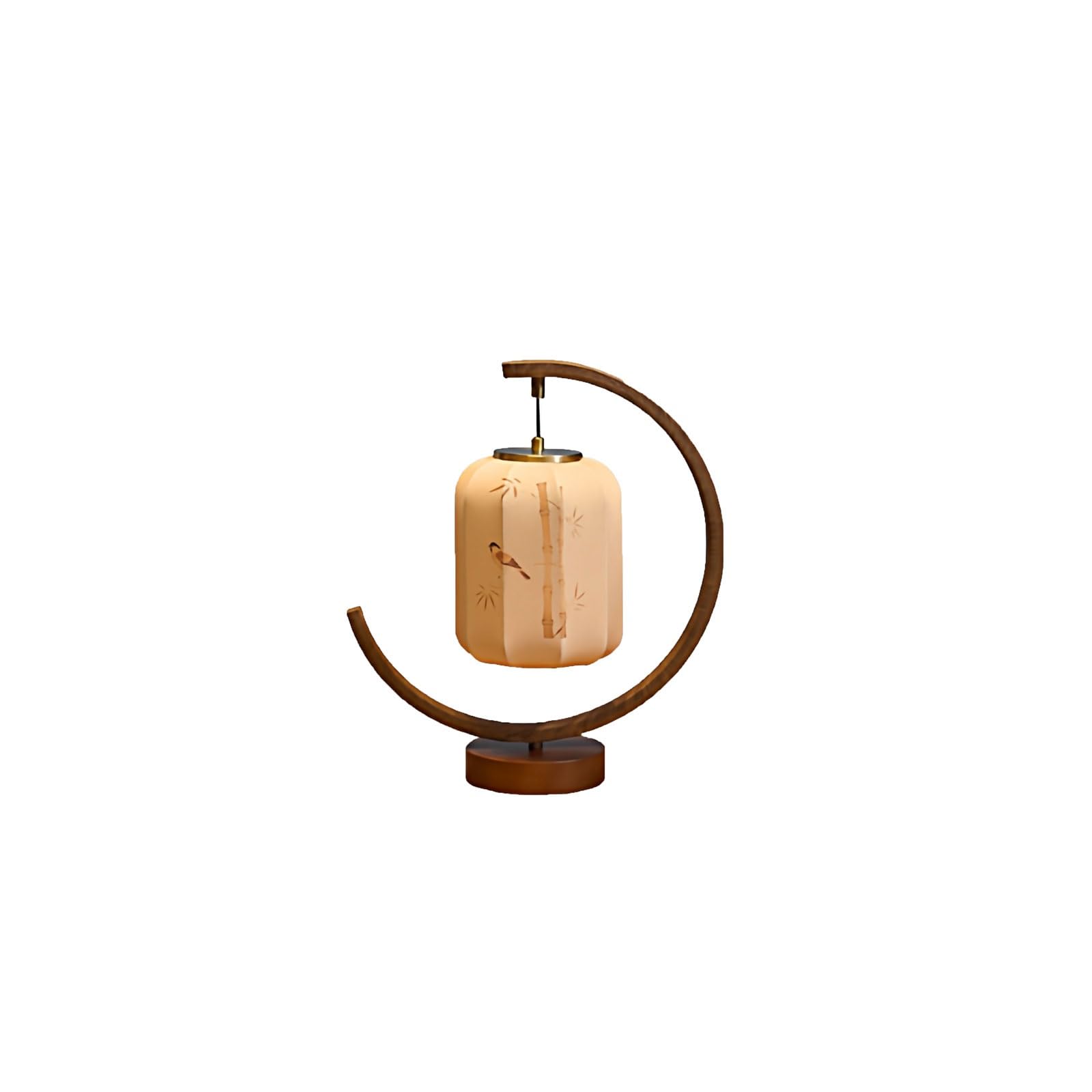 zhangrui1888 Bedside Lamp Living Room Study Tea Ink Bamboo Light Rhythm Desk Lamp Bedroom Bedside Bedroom Lamps