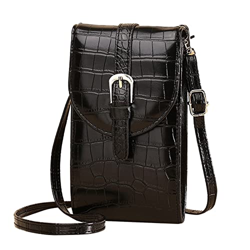 Sac fourre-tout en cuir PU pour femme avec bandoulière réglable