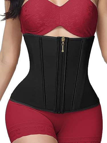 SHAPSHE Waist Trainer for Women Tummy Control Waist Cincher Workout Corset Shapewear Body Shaper