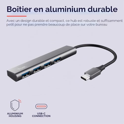 Trust Halyx USB 3.2 Gen 1 3.1 Gen 1 Type A 5 Mbit/ Neuf - vue 9