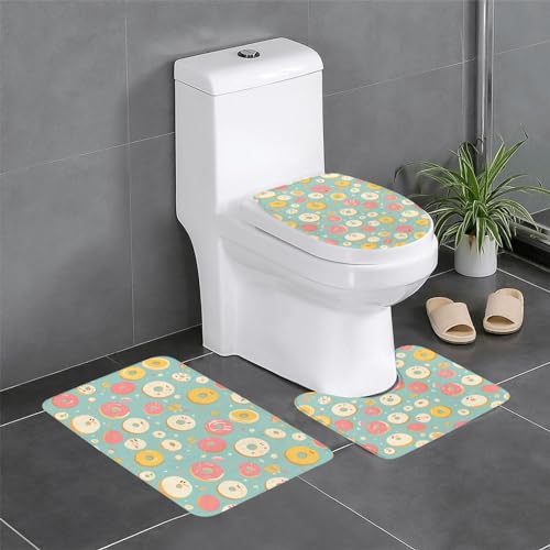 Tapis de sol antidérapant donuts pour un intérieur cosy
