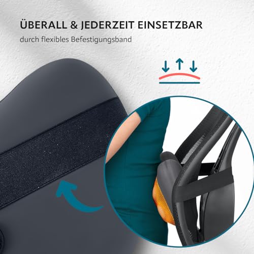 Massagekissen VITALmaxx Shiatsu mit Wärmefunktion für Nacken und Rücken