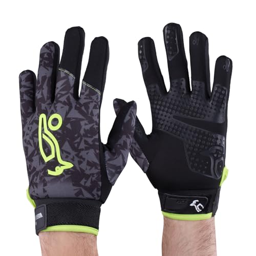 Kookaburra Venom Hockey Glove, Grey/Yellow, S