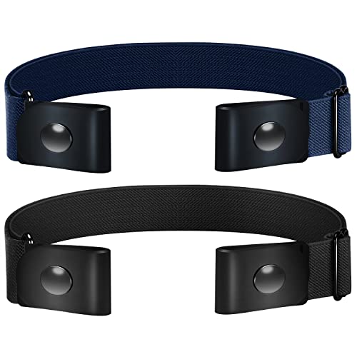 Image of TOURZOO Belts for Women /Men Buckle Free Elastic Belt Invisible No Buckle Stretch Waist Belt For Jean Pants,Dresses,No Bulge