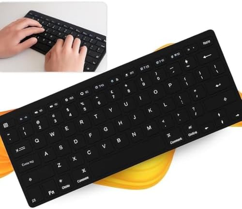 Teclado Bluetooth Sem Fio Ultra Fino – Com Tecla Ç e Command, Com...