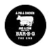 Cerdo Vaca Pollo Vaca Asado a la parrilla PopSockets PopGrip: Agarre intercambiable...