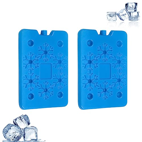 SEMINISMAR Elementi refrigeranti,Elementi di Raffreddamento,Mattonelle Refrigeranti,Mattonelle Ghiaccio,Tavoletta Ghiaccio,Panetti di Ghiaccio,Freeze Board,Borsa Frigo,Accumulatore di Freddo,2PCS