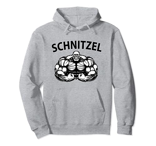 Funny Schnitzel Bodybuilding Design Gym Jacked Lifting Sweat à Capuche