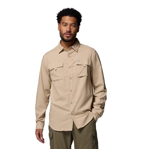 Columbia Mens Silver Ridge Utility II Long Sleeve Shirt Ancient Fossil Medium