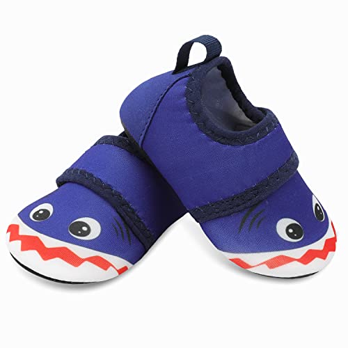 Classic Outdoor and Indoor Sports Water Shoes Beach Sandals for Baby Boys and Girls,Big Shark 6-12 Months - Thumbnail 3