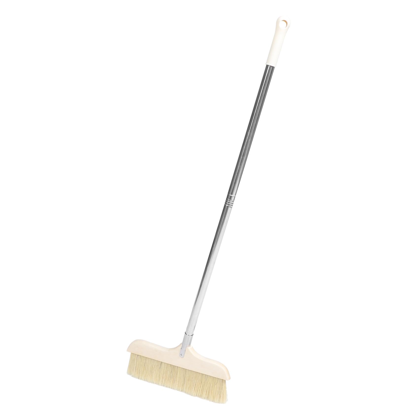 Sosoport Scopa a Manico Lungo Smontabile in Legno con Setole Morbide