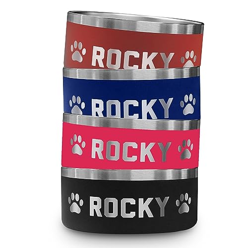 Poem Studio Personalized Dog Bowl - Engraved Dishwasher Safe - Custom Stainless Steel Non Slip 16 Oz., 32 Oz. Or 64 Oz. Dog Bowls With Pet'S Name, Insulated Dog Food And Water Dishes, Pet Feeding Supplies Bowl thumb #6