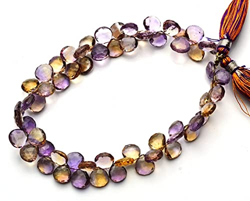 Cœur en amétrine naturelle facettée LKBEADS pour fabriquer un cadeau personnalisé