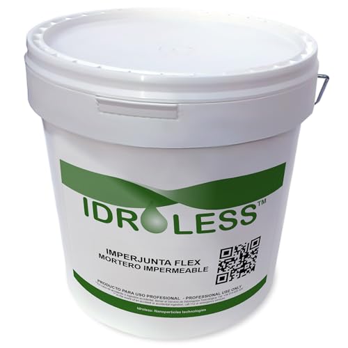 Imperjunta Flex (4kg - Blanco) - Mortero para impermeabilizar juntas y grietas de hasta 6 mm de ancho. Fácil aplicación