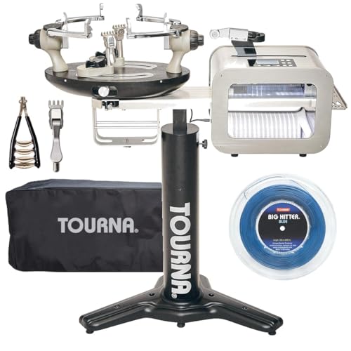Tourna Cube Universal Tennis Stringing Machine – Stand-Up, Electric – Optional Cover