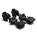 A ABIGAIL TJ Hood Latch Hood Lock Catch Kit Fit for 1997-2006 Jeep Wrangler TJ Accessories 55176636AD, 68038118AA TJ Latches Catch Set