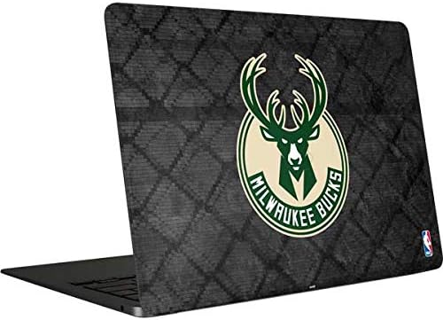 Skinit Decal Laptop Skin Compatible with MacBook Air 13in (2020) - Officially Licensed NBA Milwaukee Bucks Rusted Dark Design
