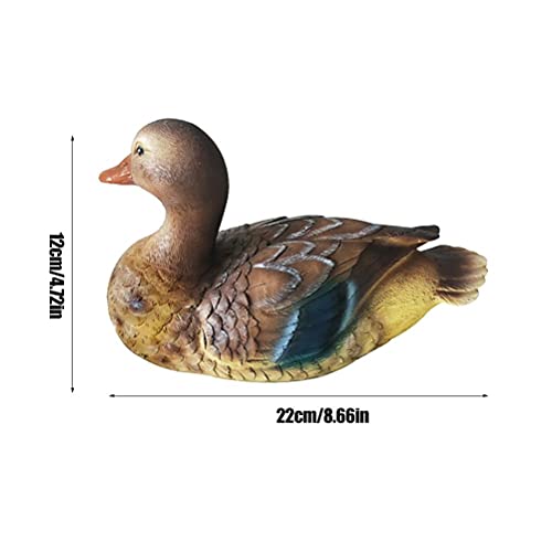 Itonash Pond Duck, Pond Ornament, Pond Floating Duck Statue, Artificial Duck Sculpture,Floating Pond Decor Duck Sculpture for Garden Pond Pool Fish Garden Decor (Fishery)