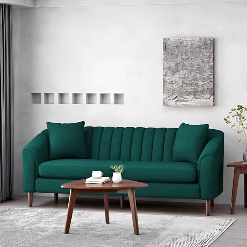 Image of Doraldo 3 Seater Sofa Set for Living Room (Pine) Premium Fabric Sofa