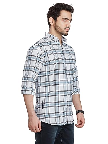 Image of BE ACTIVE Cotton Casual Checks Shirts for Men|| Casual Shirts for Men|| Mens Casual Shirts Full Sleeve