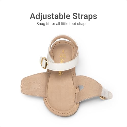 Image of DREAM PAIRS Girls Sandals Fashion Sandal with Adjustable Straps Open-Toe Comfortable Summer Shoes for Toddler Little Kid