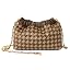 Woven Leather-dark Light Brown