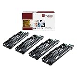 Laser Tek Services Compatible Drum Unit Replacement for Brother DR-221 DR221 Works with Brother HL2030, HL2040, IntelliFax 2820 2910 2920, MFC7420 Printers (Multicolored, 4 Pack)