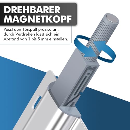 shinfly 6 Stück Push to Open, Drucktüröffner mit 24 Stück schrauben, drucköffner Schrank Magnet Türöffner Schubladen Drucköffner Schranktür Magnet Schnäpper