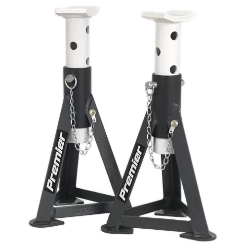 Chandelles de calage mécanique robuste support de levage auto essieu 3 tonnes - 5