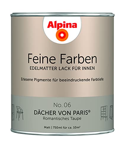 Alpina Feine Farben Lack No. 06 Dächer von Paris® edelmatt 750ml -...