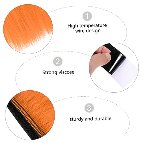 Veemoon Capacete Cockscomb Decoração Perucas Rabo De Cavalo Perucas Tranças Remendos De Cabelo De Ca