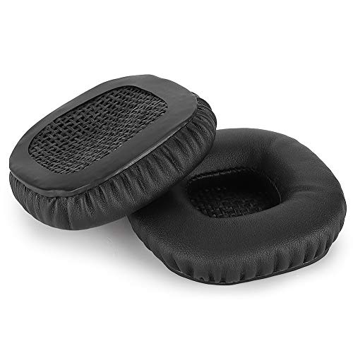 ASHATA 1 Paire de Manchons D'écouteurs pour Marshall Mousse à Mémoire de Forme Casque D'écouteur Coussin d'oreille de Remplacement Doux Coussin Mémoire de Protection Anti-Bruit en éponge pour(Black)