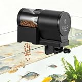 Futterautomat Aquarium mit Sockel, 100ML Fischfutter Automat