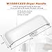 W10861225 W10714516 Dryer Door Handle Replacement by Blutoget - Unbreakable - Compatible for Whirlpool Ken-more May-tag Amana Crosley Dryers - Replaces AP5999398 PS11731583 W10861225VP