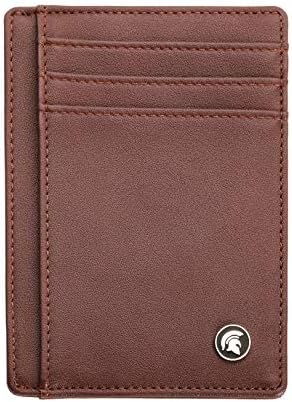 POWR Mens Wallet, Slim RFID Blocking Minimalist Credit Card Holder (Black, Textured), Holds up to 7 Cards and Bank Notes, Ideal for Travel