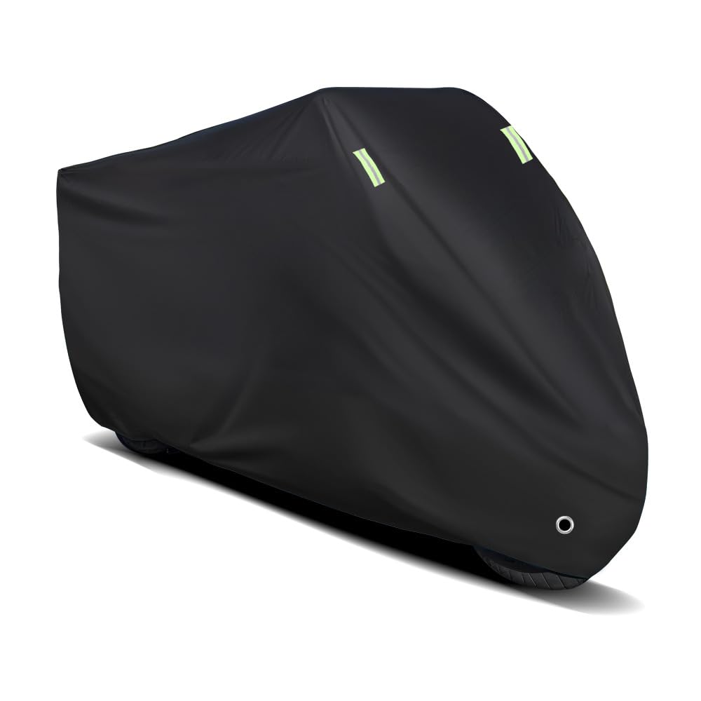 ZHANGJF Motorbike Cover for Yamaha Aerox 155 2021, Waterproof Dustproof Breathable Anti UV, Indoor Outdoor Breathable Protection Cover,Black/C