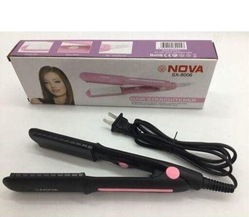 DGH® Nova Hair Straightener AN-8006 Mini Hair Styler for Women’s and Teen’s (Assorted Colors), Pack of 01 Pcs