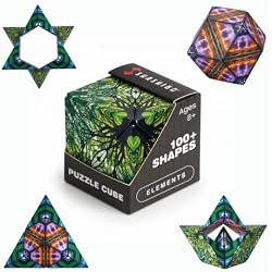 Shashibo DODECA Magnetic Puzzle Cube, Stress Relief Fidget Toy | 100+ Possible Shapes, Sensory Fidget Toy For Adults & Kids, Fun Shape Shifting Puzzle Box For All Ages