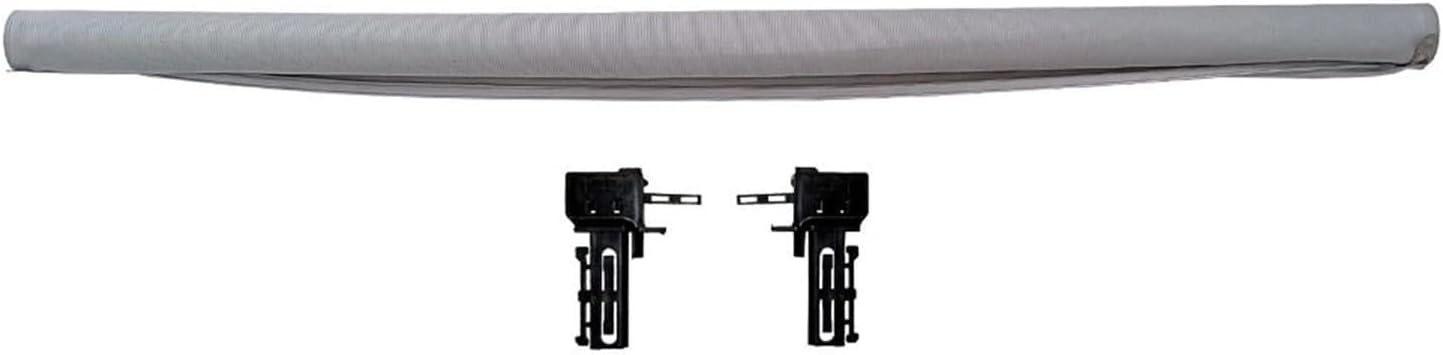 Car Panorama Sunroof Sunshade Curtain Roller Blind Compatible for VW Tiguan L Allspace 2017- Skoda Karoq Kodiaq Seat Tarraco(Gray)