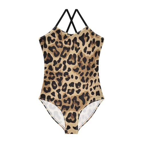 Image of CaTaKu Girls One Piece Swimsuits Hawaiian Toddler Bathing Suit for Girls Kids Swimwear 3-10 Years