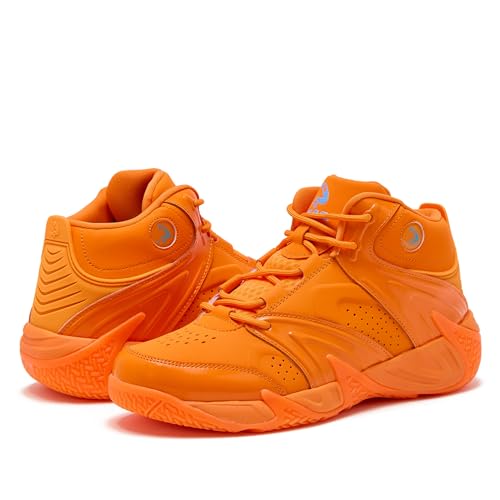 Image of SHAQ Devastator High Top Basketball Shoes for Men, Indoor or Outdoor Court Basketball Mens Sneakers - Black, White, Green, Blue, Orange or Red Size 8 to 15