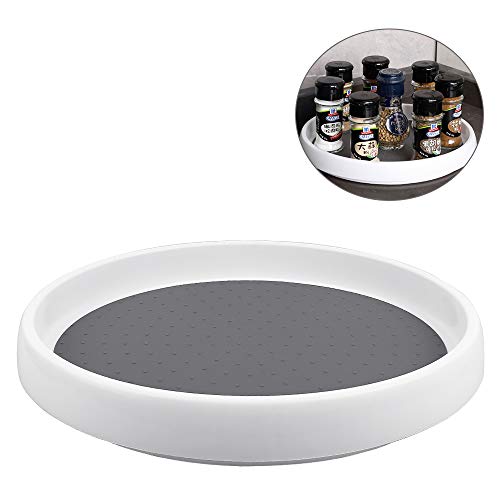 Lazy susan turntable spice rack free standing