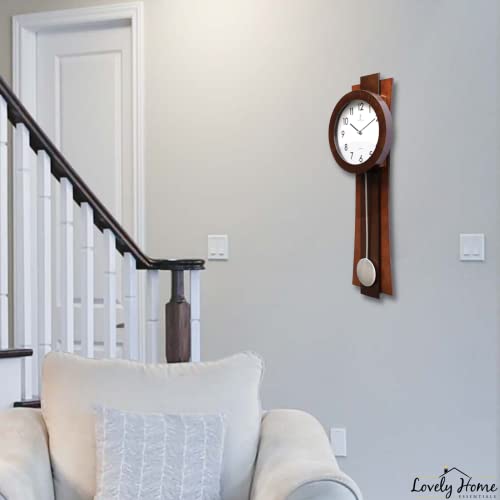 Lovely Home Essentials W200 Pendulum Wall Clock Battery Operated thumb #8