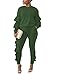 KANSOON Women 2 Pieces Outfits Puff Sleeve Top and Long Flounced Pants Sweatsuits Set Tracksuits