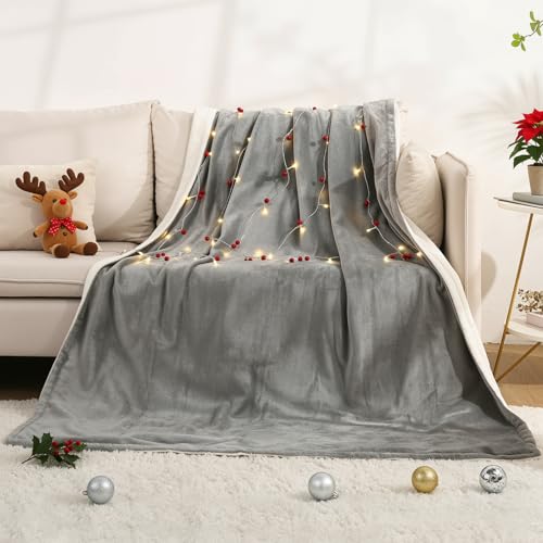 CURECURE Heizdecke 180 x 130 cm Wärmedecke Elektrisch fürs Bett mit...